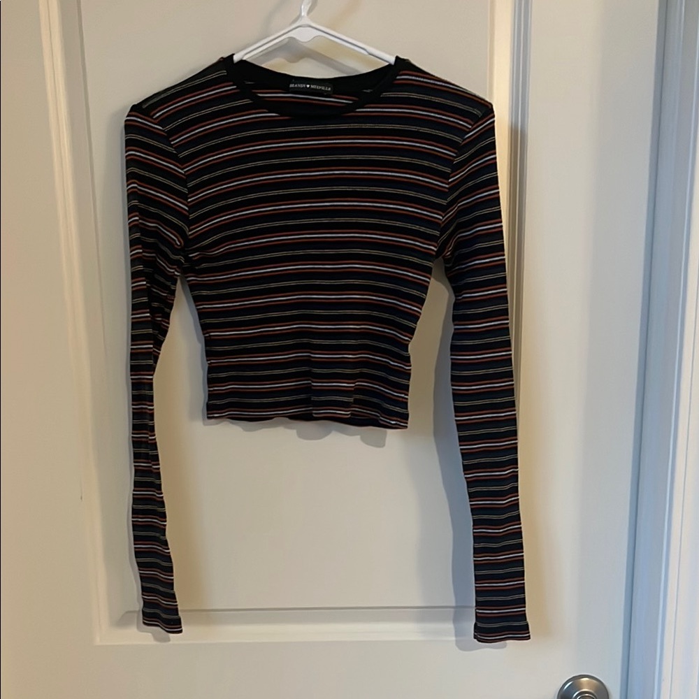 Striped Long Sleeve Top